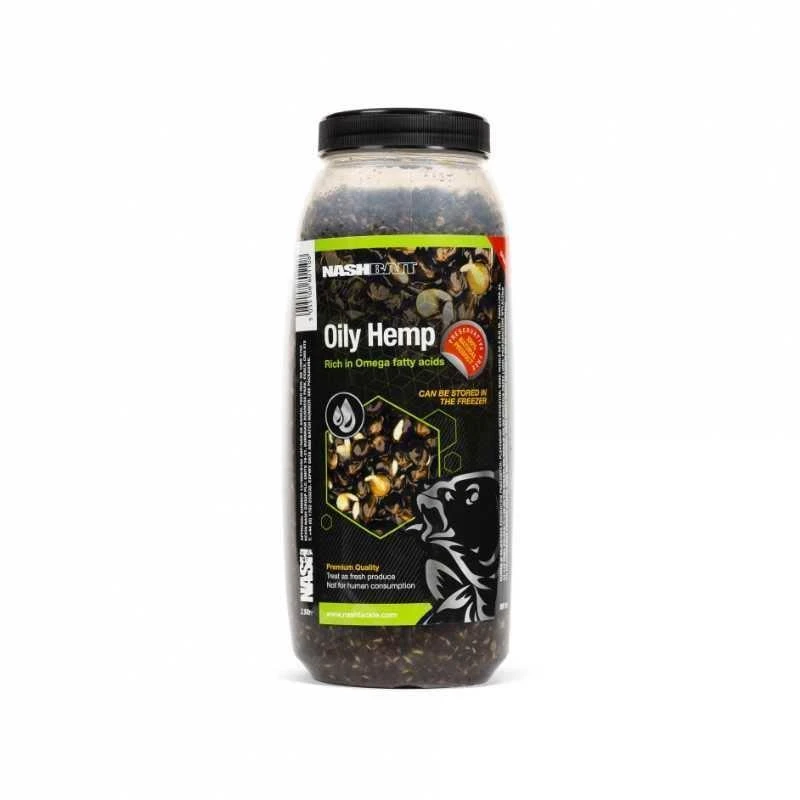 GRAINE PRÉPARÉE NASHBAIT OILY HEMP 1 GRAINE PRÉPARÉE NASHBAIT OILY HEMP