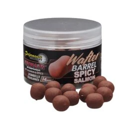 HOOKBAIT STARBAITS PERFORMANCE CONCEPT SPICY SALMON WAFTER BARREL