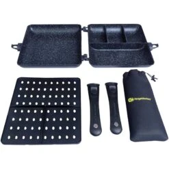 SET DE CUISSON RIDGE MONKEY CONNECT COMBI & STEAMER XXL GRANITE EDITION