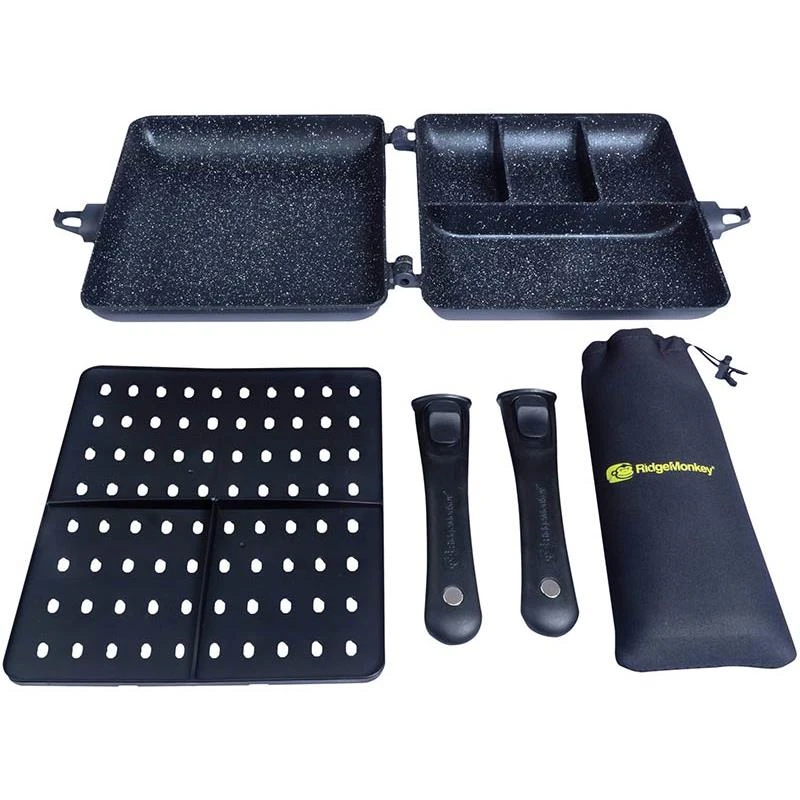 SET DE CUISSON RIDGE MONKEY CONNECT COMBI & STEAMER XXL GRANITE EDITION 1 SET DE CUISSON RIDGE MONKEY CONNECT COMBI & STEAMER XXL GRANITE EDITION