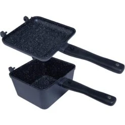 SET DE CUISSON RIDGE MONKEY CONNECT DEEP PAN & GRIDDLE GRANITE EDITION -Fishing Products Shop set de cuisson ridge monkey connect deep pan griddle granite edition z 2728 272847 5