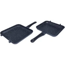 SET DE CUISSON RIDGE MONKEY CONNECT PAN & GRIDDLE XXL GRANITE EDITION -Fishing Products Shop set de cuisson ridge monkey connect pan griddle xxl granite edition z 2728 272850 6